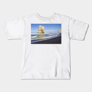 Gog and Magog from Gibson Steps, Port Campbell National Park, Victoria, Australia. Kids T-Shirt